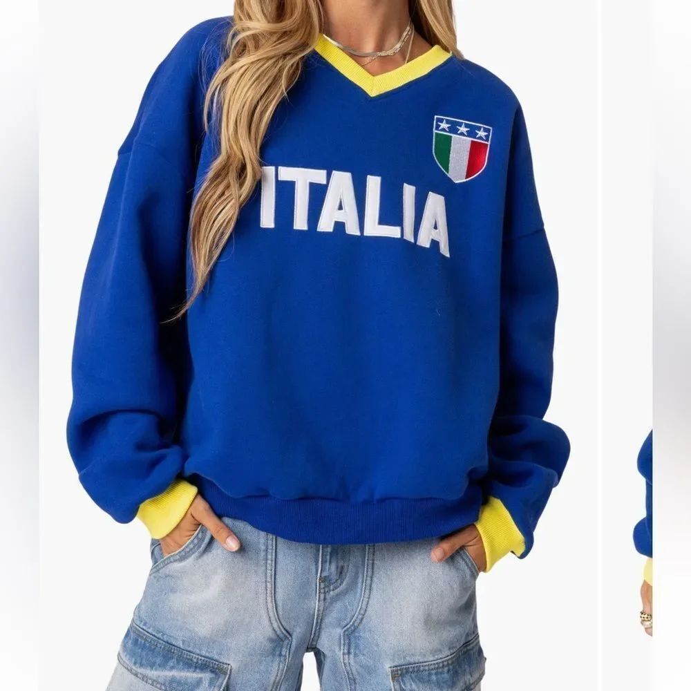 Edikted Italy Oversized Sweatshirt L
